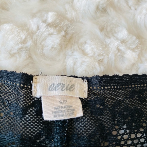Aerie Black Lace Undies Panties Size Small - Picture 2 of 4